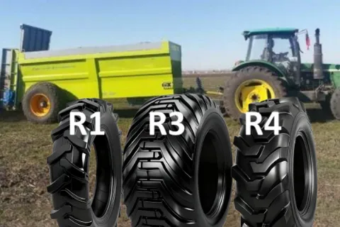 Comparison of R1, R3, and R4 tractor tires for different farming uses